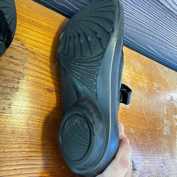 Naot Mary Jane Shoes Women’s 38 L7 Black Leather Comfort Orthopedic - Picture 6 of 10